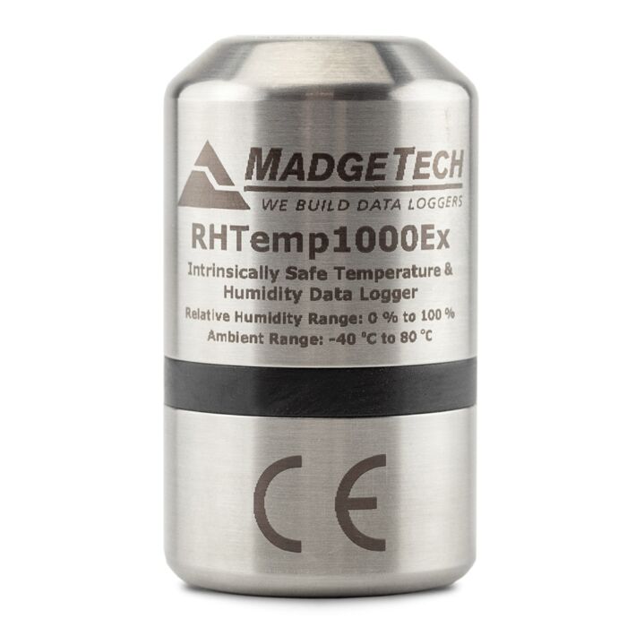 MadgeTech RHTEMP1000EX ATEX/IECex Approved Humidity and Temperature Data Logger