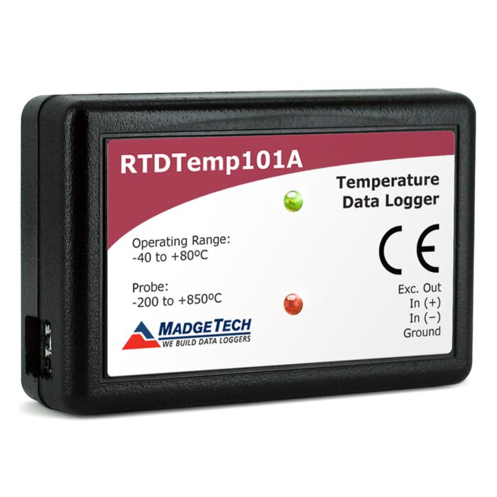 MadgeTech RTDTEMP101A RTD based Temperature Recorder with a 10 year battery life