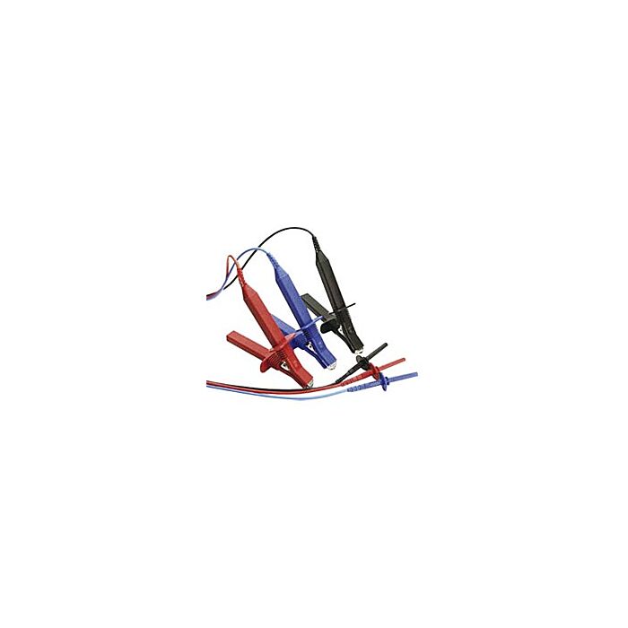 Megger 1002-641 5m (16.5') leadset x 3, medium insulated clips for 5Kv & 10Kv