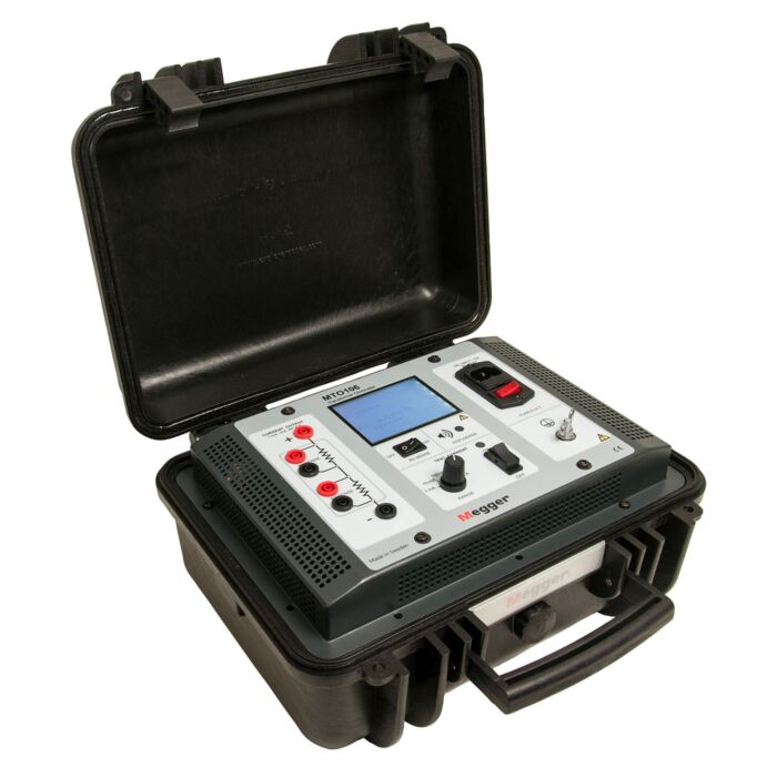 Megger MTO106  Transformer Ohmmeter with 10m Kelvin leads and cable bag
