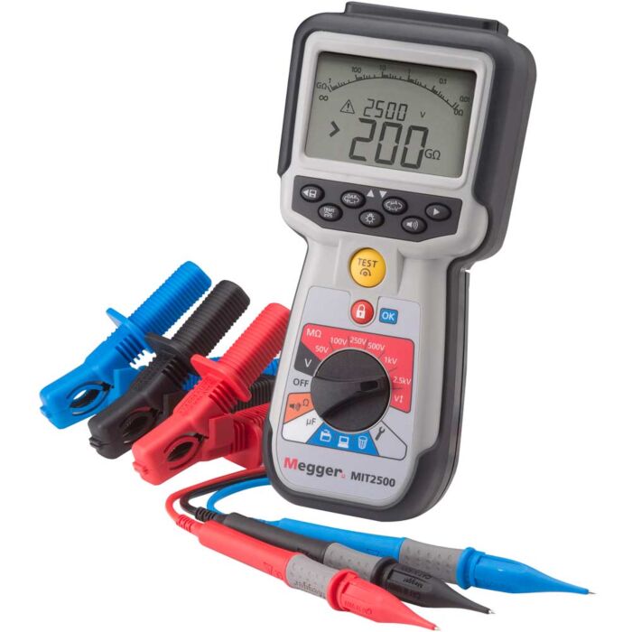 Megger MIT2500 Insulation & Continuity Tester, 50V to 2.50 kV