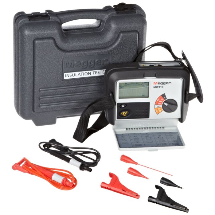 Megger MIT310 Insulation & Continuity Tester, 250V, 500V, 1000V