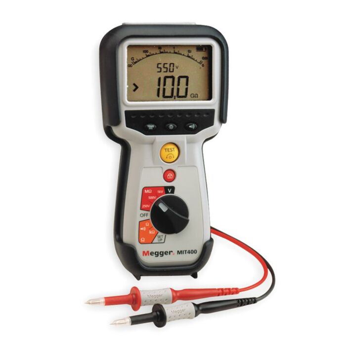 Megger MIT400 for Rent, Insulation Tester, CATIII 600V with 250V/500V/1000V