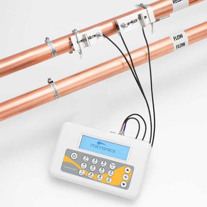 Micronics 770-6008M PORTAFLOW 222 "A+B" Clamp-on Portable Flowmeter