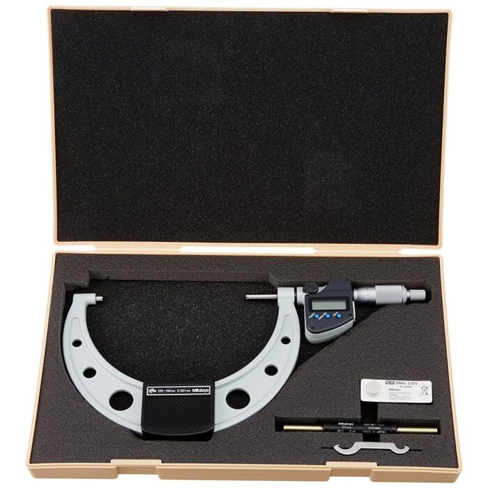 Mitutoyo 293-251-30 MDC-150MX Micrometer, IP65, 125 mm-150 mm, 0.001 mm