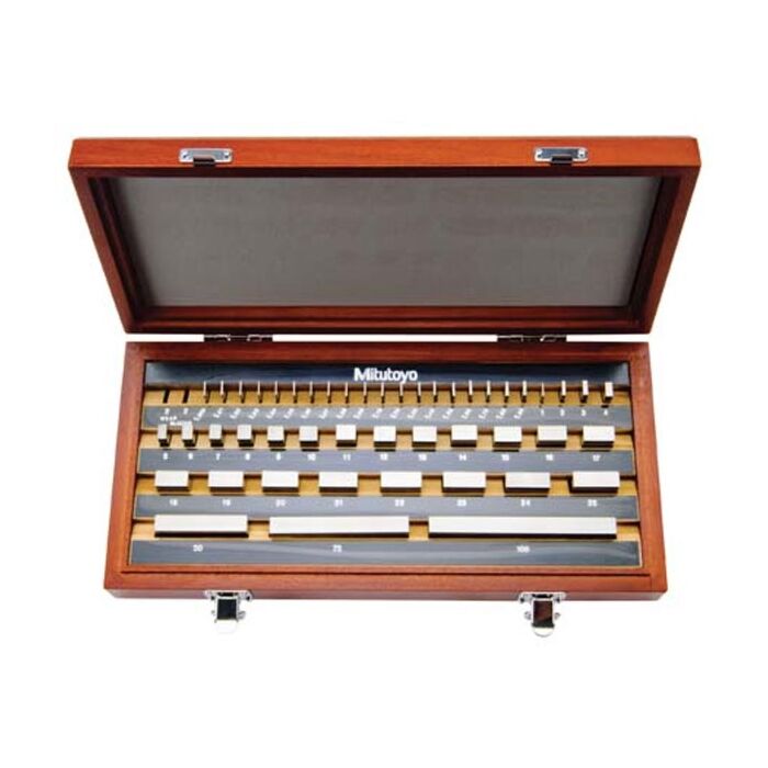 Mitutoyo 516-338-26 112pc.Gage Block Set,CeramicRectangular,Metric,Grade ASME 0