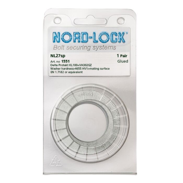 NORD-LOCK NL27SP Wedge Locking Washers, M27, ID 1.12
