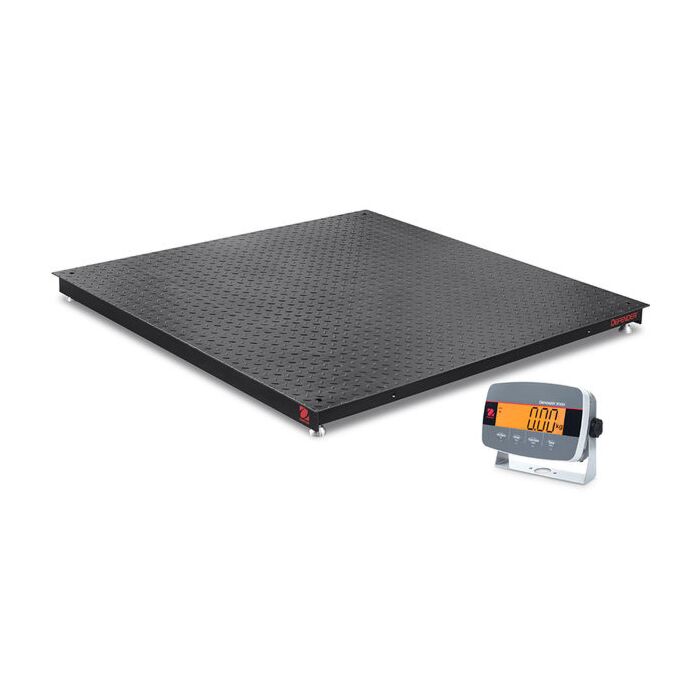 Ohaus Scale I-DF33P5000B1L Floor Scale, ABS Indicator, 5,000 lb, 4x4'