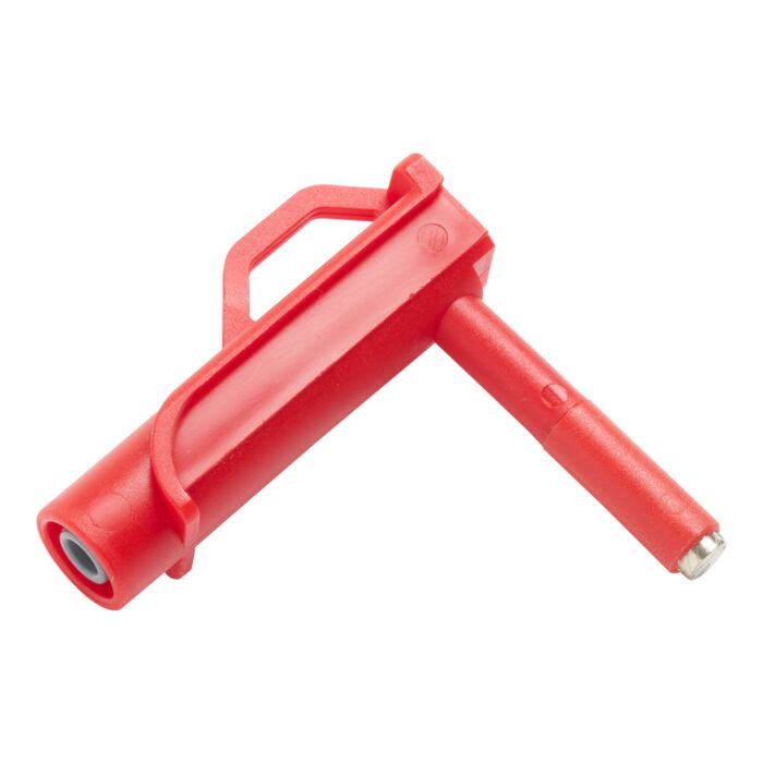 Pomona 73106-2 Right-Angle Magnetic Probe, Red 