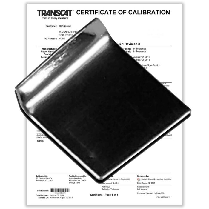 PROCISION 200mg Weight, 316L SS, OIML F1 Accuracy +/- 0.06 mg, with Calibration Certificate