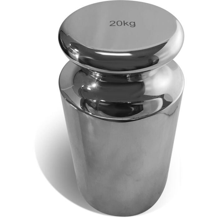 PROCISION 11122314-316L 20kg Weight, 316L SS, OIML F1 +/- 100 mg