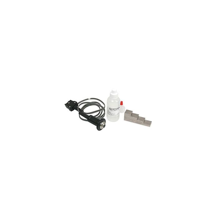 Panametrics PTBK-THICKNESS Thickness Transducer with Calibration Block and Couplant
