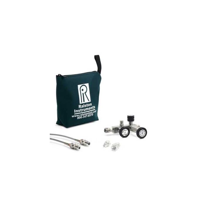 Ralston Instruments QSCM-2MSA-20-2 Manifold, 1/4" MNPT