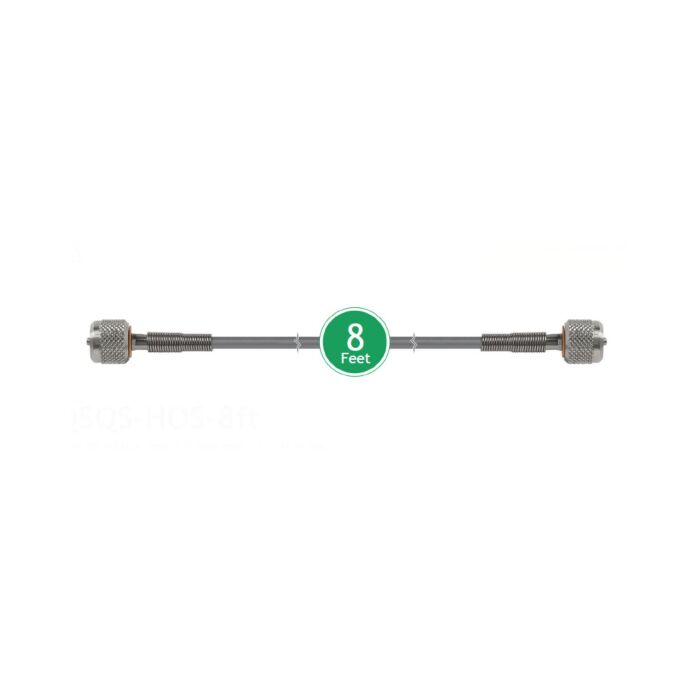 Ralston Instruments QSQS-HOS-8FT Quick-test 6900PSI Hose, Stainless Steel Ends, 8'