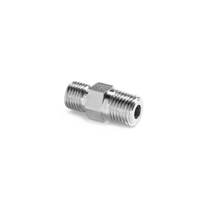 Ralston Instruments QTHA-1MS1 1/8" MNPTx male QT with Check-valve Stainless Steel Adapter