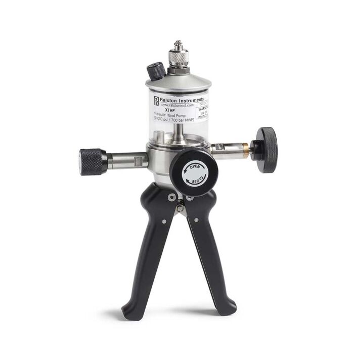 Ralston Instruments XTHP-2MSA Hydraulic Hand Pump, 10000 PSI, 1/4" NPTM, Stainless Steel