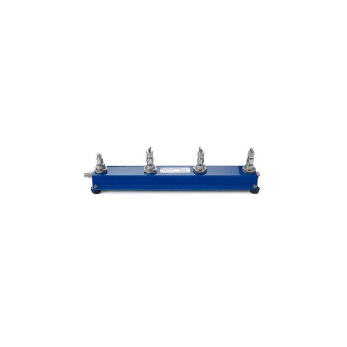 Ralston Instruments MF4S-QM 4-Port Manifold with Quick-test Connections, 5K PSI/350bar, 316SS