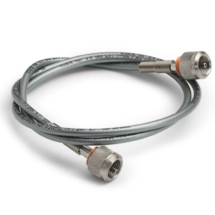 Ralston Instruments QSQS Quick-Test Hose, Stainless Steel Hose Ends, 4'