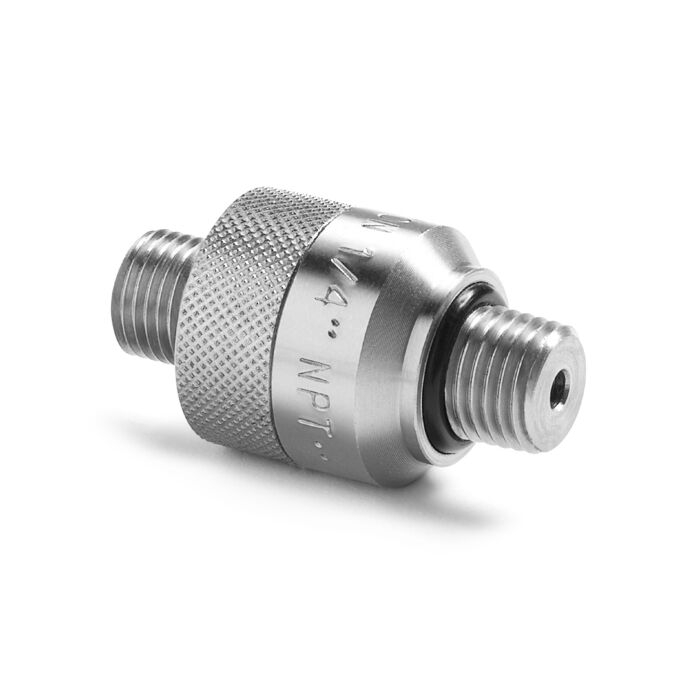 Ralston Instruments QTHA-2MS0-QD 1/4" Male NPT QD (Quick-connect) Adapter, Stainless Steel