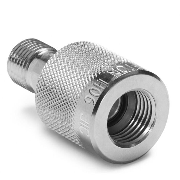 Ralston Instruments QTHA-3FSF-QD 3/8" Female 37 degree Flare x Male Quick-test Adapter, Stainless Steel adapter
