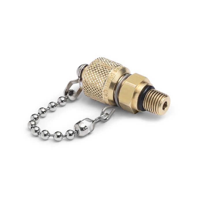 Ralston Instruments QTHA-3SSA-LD Female Quick-test Outlet Port with Drain Tube (for NPAK-TRS0) 