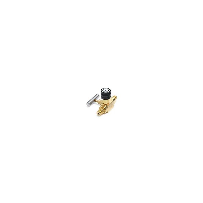 Ralston Instruments QTHA-BLB0-HH Block&Bleed Valve, Male QT Inlet x Male AT Outlet, Brass Adapter