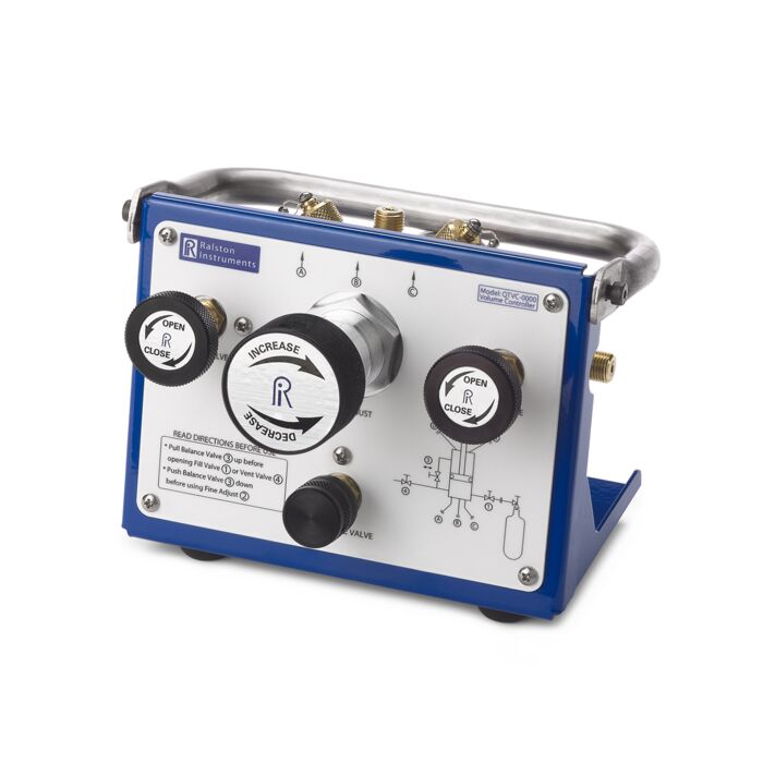 Ralston Instruments QTVC-4FBA-RG-2M-1M QTVC Volume Controller, 1/2" F BSPP Gauge Adapter, 2m, 1m Hoses