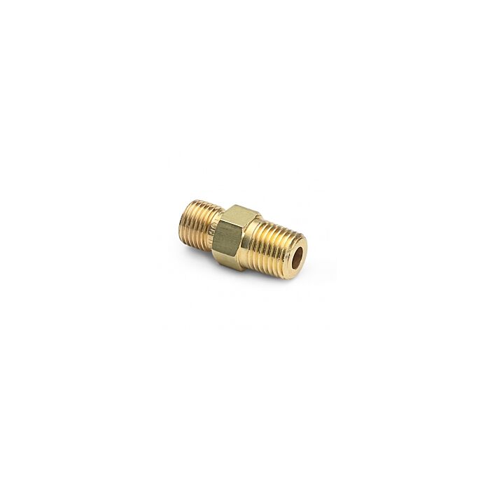 Ralston Instruments QTHA-3MB0 3/8" Male x Male QT, no Check valve, Brass Adapter