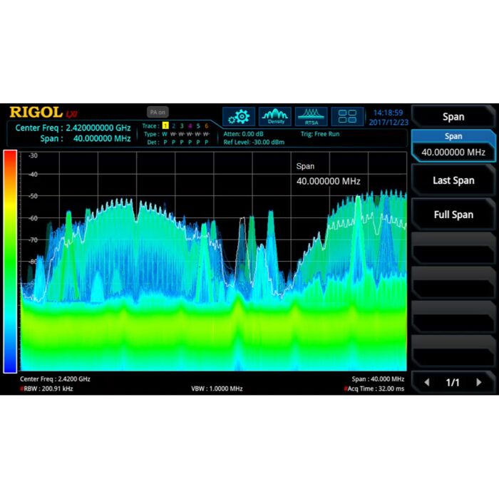 Rigol RSA3000-B40 Real-time analysis BW Upgrade to 40MHz