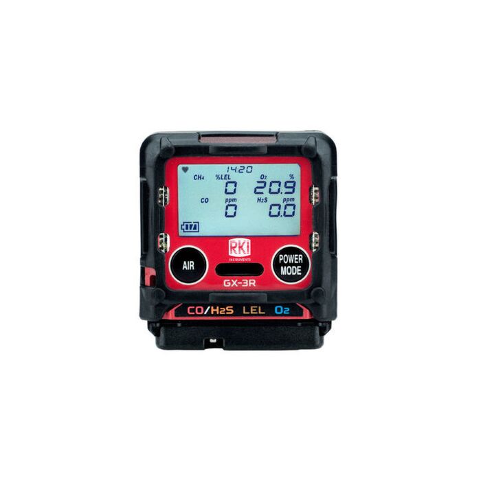 RKI Instruments GX-3R Four Gas Monitor, LEL/Oxy/H2S/CO