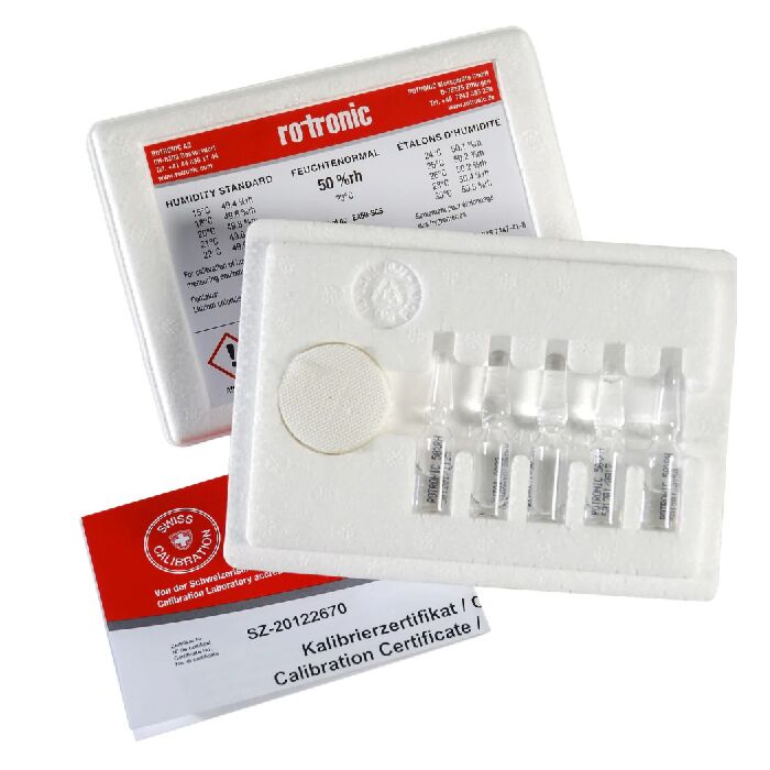 Rotronic EA10 Humidity Standard,10%RH Box/5 Vials
