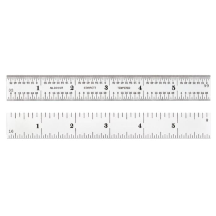 Starrett C607R-6 52688 6" Steel Rule