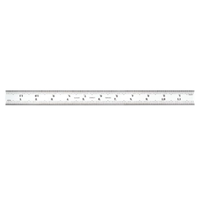 Starrett C616R-12 52702 12" Steel Rule