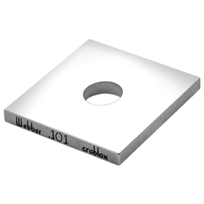 Square Gage Block .101" Croblox Grade 1-Gage Blocks