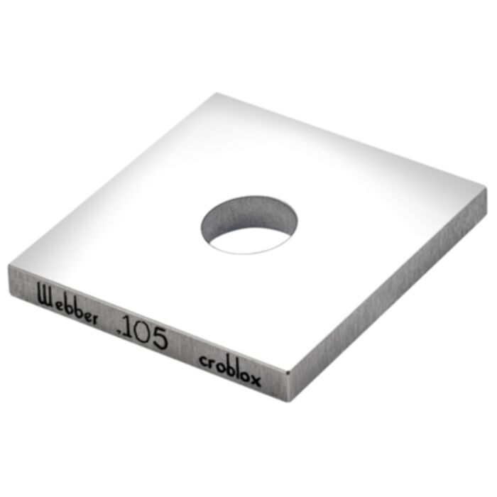 Square Gage Block .105" Croblox Grade 1-Gage Blocks