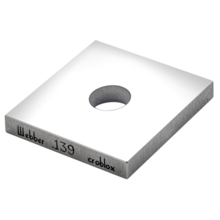 Square Gage Block .139" Croblox Grade 1-Gage Blocks