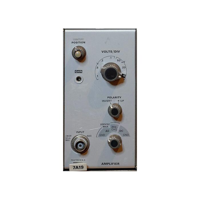 Tektronix 7A19 for Rent, Single Trace Amplifier, 500 MHz