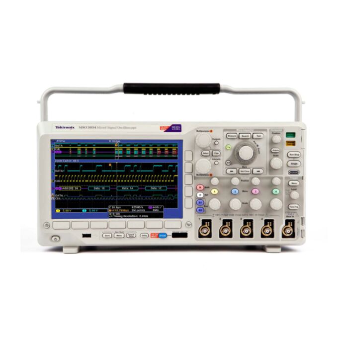 Used Tektronix MSO3054 500MHz, 4 Channel Mixed Signal Phosphor Oscilloscope, 2.5GS/s