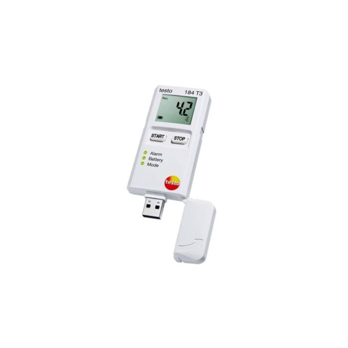 Testo 184 T3 Temperature USB Transport Data Logger with LCD Display
