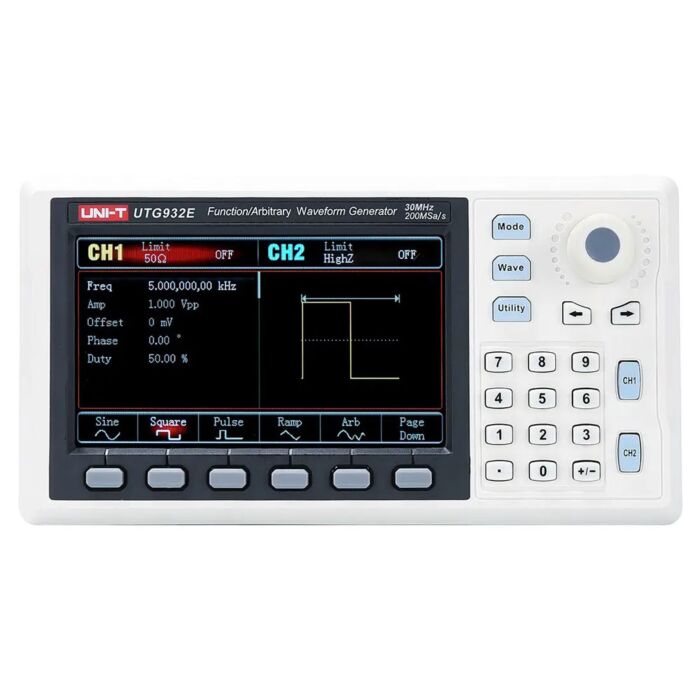 UNI-T UTG932E 30MHz 2 Channel Classic-Series Arbitrary Waveform Generator