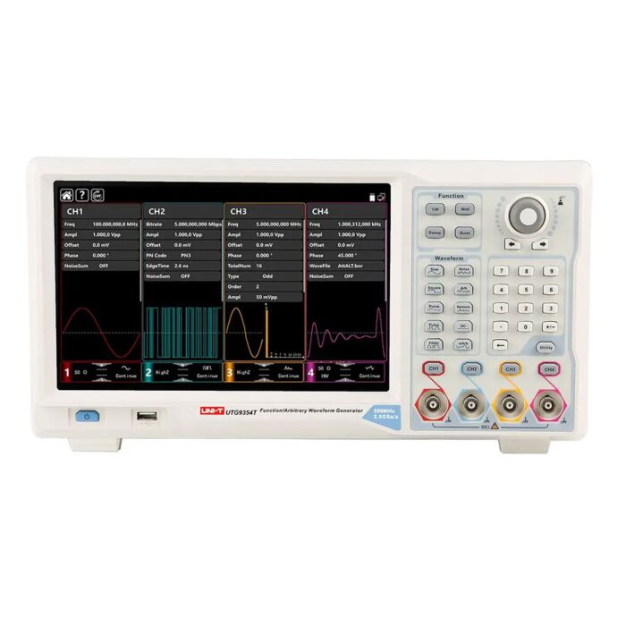 UNI-T UTG9354T 350MHz 4 Channel Elite-Series Arbitrary Waveform Generator