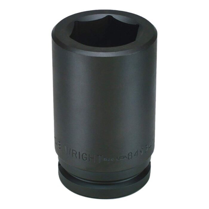 Wright Tool Company 849-46MM 46mm,1-1/2"Dr.6 Pt.Deep Metric Impact Socket