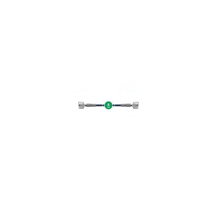 Ralston Instruments XTXT-HOS-8FT Quick-test XT 10000PSI Hose, Stainless Steel Hose Ends, 8ft