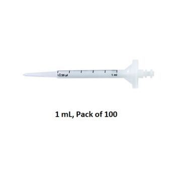 BrandTech Scientific PD-Tip II 1mL Precision Dispenser Tips, Non-Sterile, 100/pack