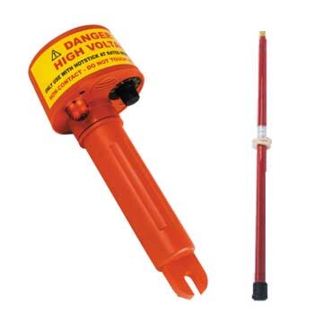 AEMC 275HVD Non Contact High Voltage Detector Kit 240V-275kV &6' Fixed Hot Stick 
