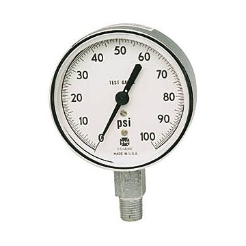 Ametek - US Gauge 1409-161954 3"Precision Test Gauge,1K PSI 1/4"ANPT,Lower