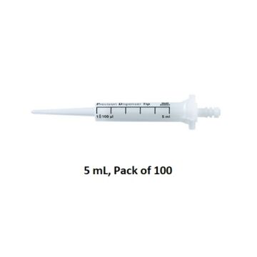 BrandTech Scientific PD-Tip II 5mL Precision Dispenser Tips, Non-Sterile, 100/pack