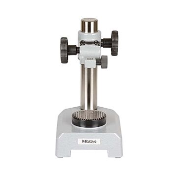 Mitutoyo 7001-10 Dial Gage Stand, 3/8" DIA Stem Hole, with Serrated Anvil