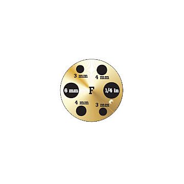 Fluke Calibration 9144-INSF Insert F, Metric Comparison Misc Holes with 0.25-inch Hole