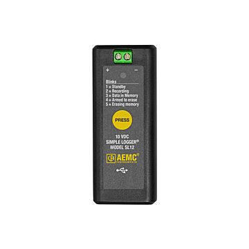 AEMC Instruments SL12 Simple Logger : voltage, 10 VDC 